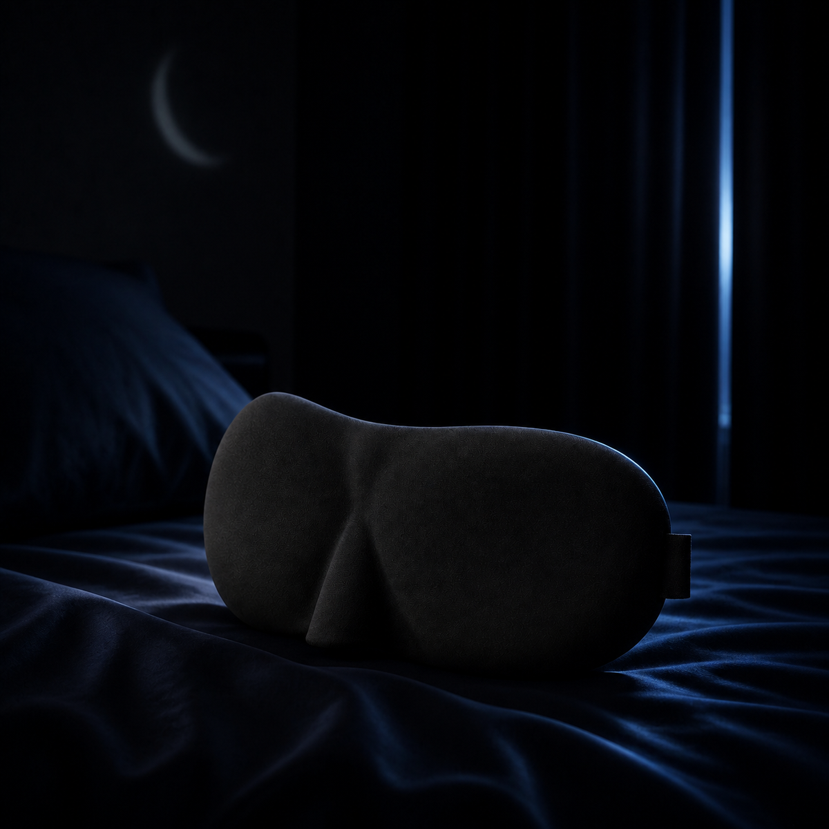Masque Éclipse bloquant la lumière pour un sommeil profond